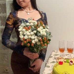 Simple Christmas Holiday Bouquet - fresh